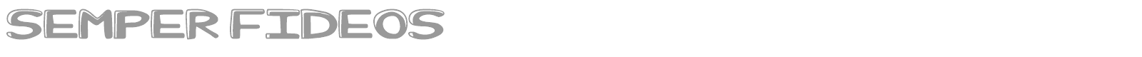 Semper Fideos font preview